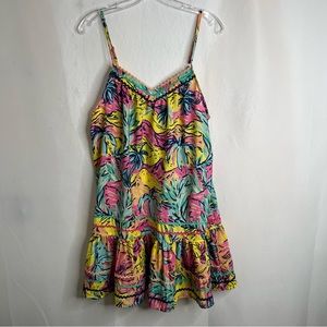 America and Beyond Fashion Summer Mini Dress Beach Slip Womens Size Large